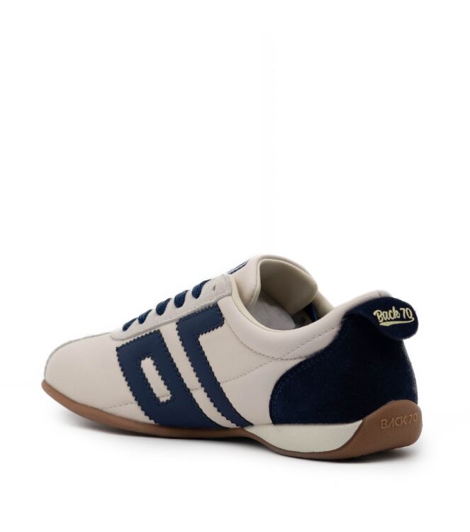 Back70 Dames Sneakers in Beige Blauw Combi online kopen 