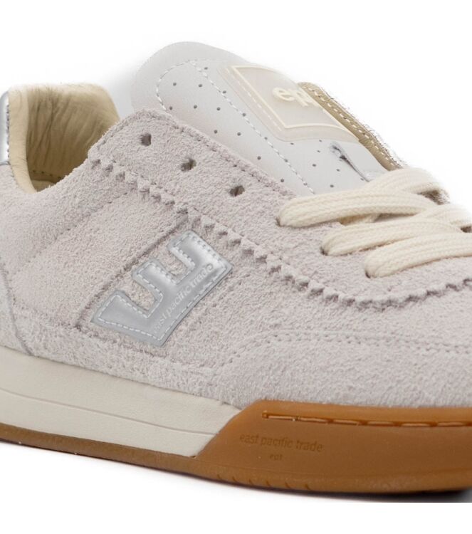 East Pacific Trade Dames Sneakers in Off-white/Silver online kopen 
