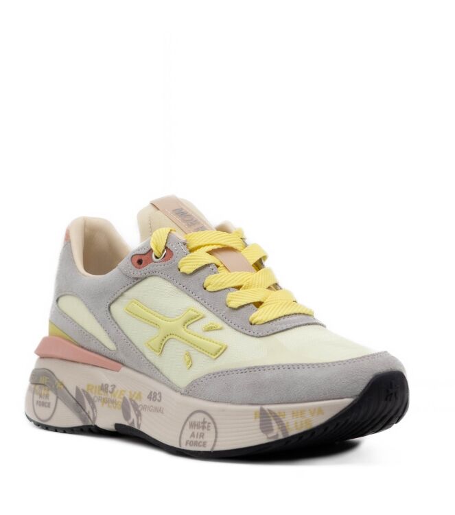 Premiata Dames Sneakers in Geel/multicolor online kopen 