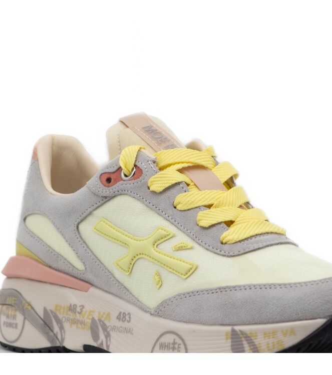 Premiata Dames Sneakers in Geel/multicolor online kopen 