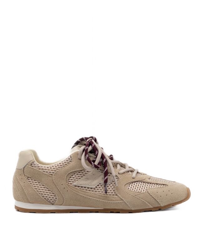 3P 3P dames sneakers rubberzolen beige Net Beige 3P Dames Sneakers in Beige online kopen