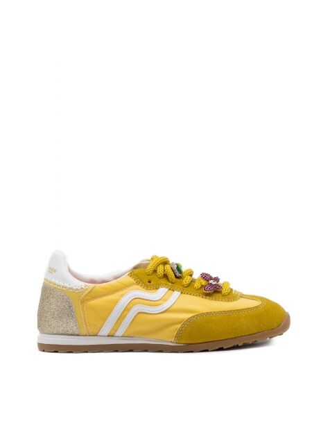 Prima-base Dames sneakers rubberzolen geel