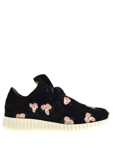 Svnty Dames sneakers zwart flowers