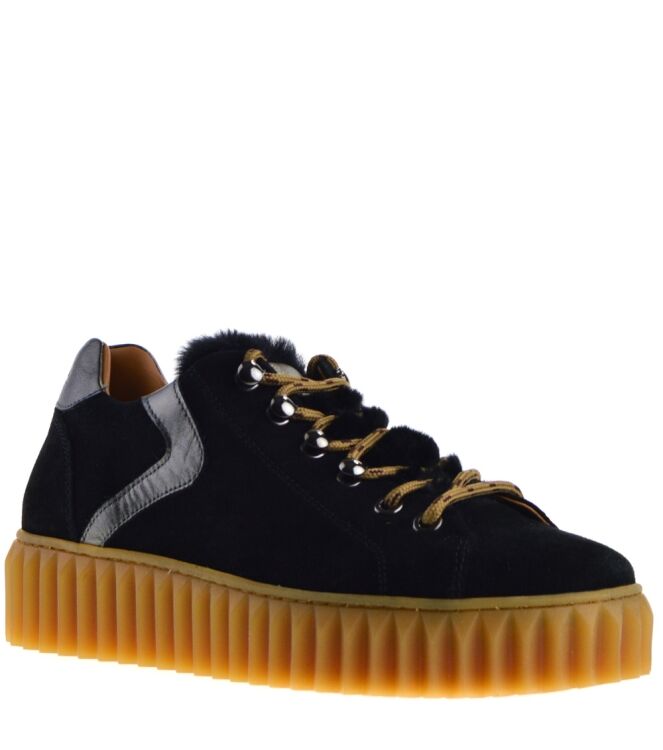 Voile Blanche Voile Blanche dames sneakers zwart Nero Acciaio Voile Blanche Ebi Dames Sneakers in Zwart online kopen