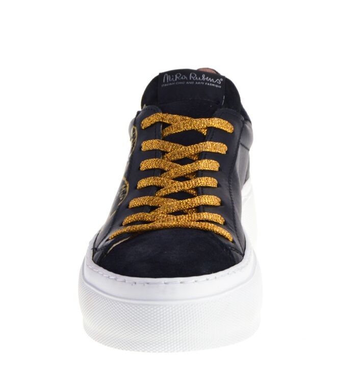 Nira Rubens Nira Rubens dames sneakers zwart Cuero Street Black Mira Rubens Dames sneakers in Zwart online kopen