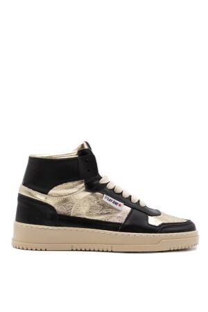 Play One dames sneakers zwart goud