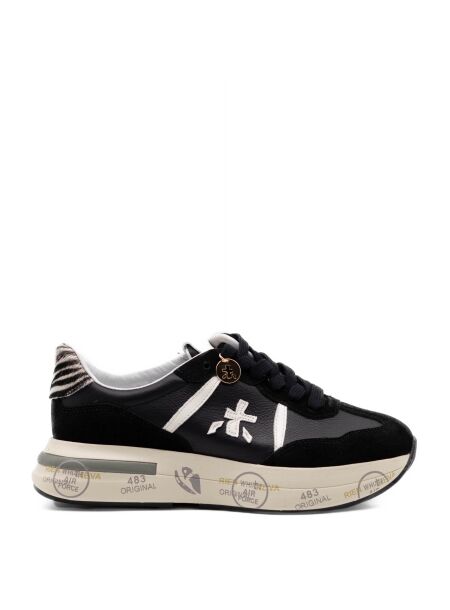 Premiata  Dames sneakers zwart zeebra