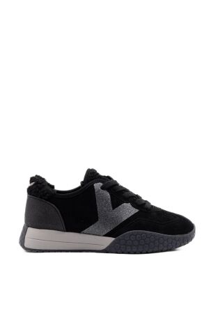 Keh-Noo dames sneakers zwart suede