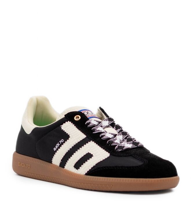 Back 70 Back 70 dames sneaker zwart Black Back70 Dames Sneakers in Zwart online kopen