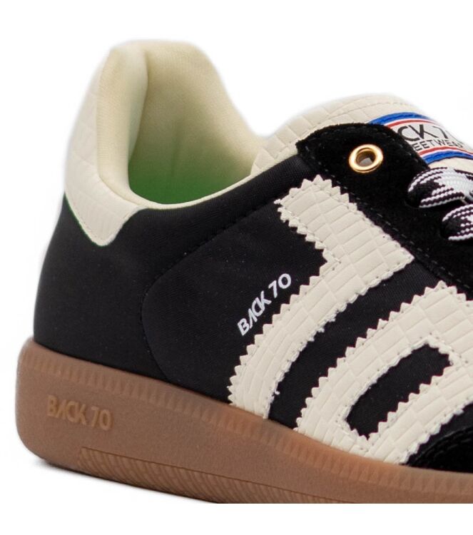Back 70 Back 70 dames sneaker zwart Black Back70 Dames Sneakers in Zwart online kopen