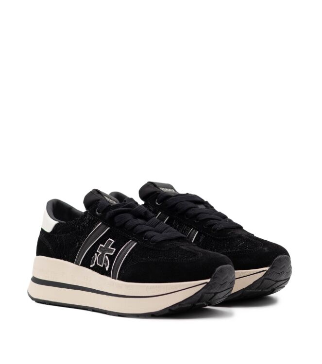 Premiata Dames Sneakers in Zwart online kopen 