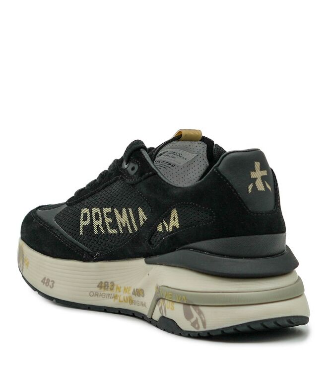 Premiata  dames sneakers zwart 19 zwart combi. Direct leverbaar uit de webshop van www.taft.nl/