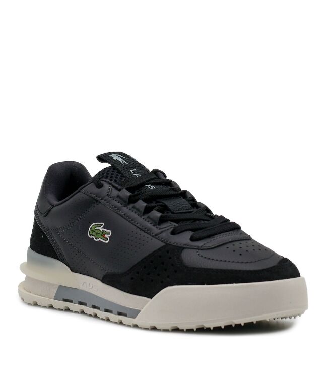 Lacoste Lacoste dames sneakers zwart Off Black Lacoste Dames Sneakers in Zwart online kopen