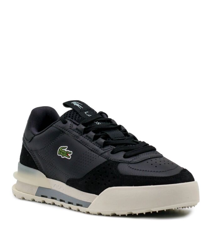 Lacoste Lacoste dames sneakers zwart Off Black Lacoste Dames Sneakers in Zwart online kopen