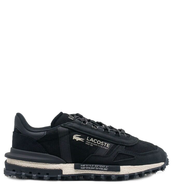 Lacoste Lacoste dames sneakers zwart Off Black Off White Lacoste Dames Sneakers in Zwart online kopen