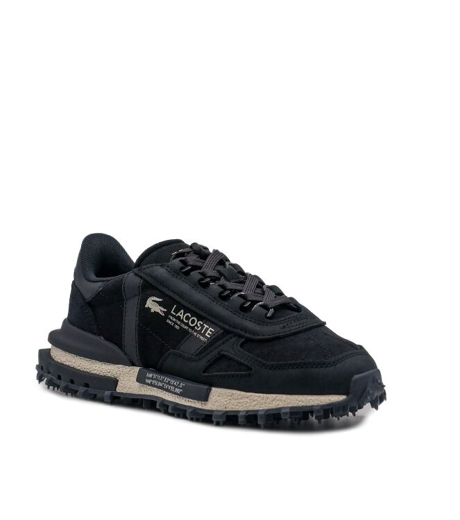 Lacoste Lacoste dames sneakers zwart Off Black Off White Lacoste Dames Sneakers in Zwart online kopen