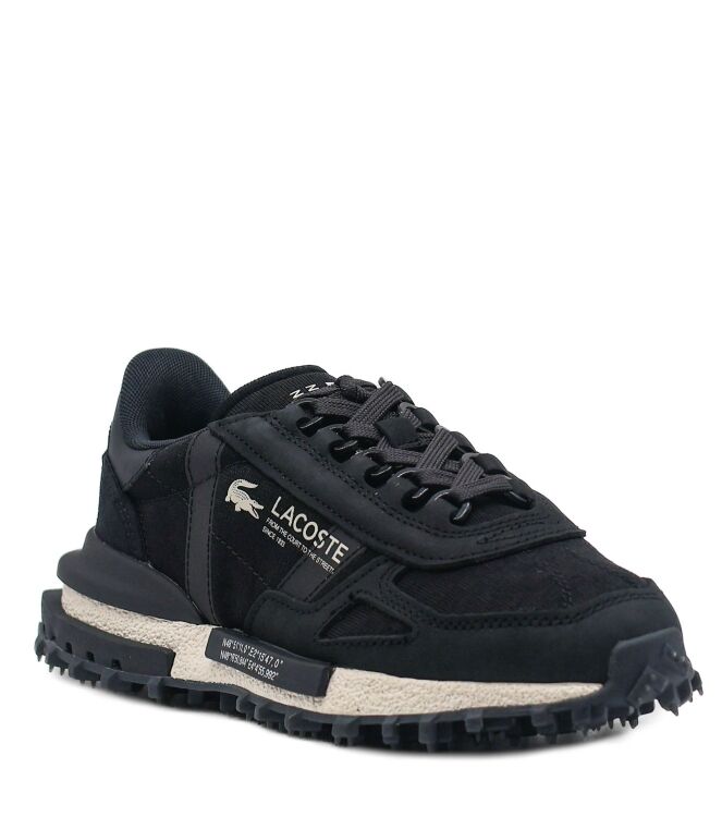 Lacoste Lacoste dames sneakers zwart Off Black Off White Lacoste Dames Sneakers in Zwart online kopen