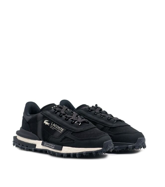 Lacoste Lacoste dames sneakers zwart Off Black Off White Lacoste Dames Sneakers in Zwart online kopen