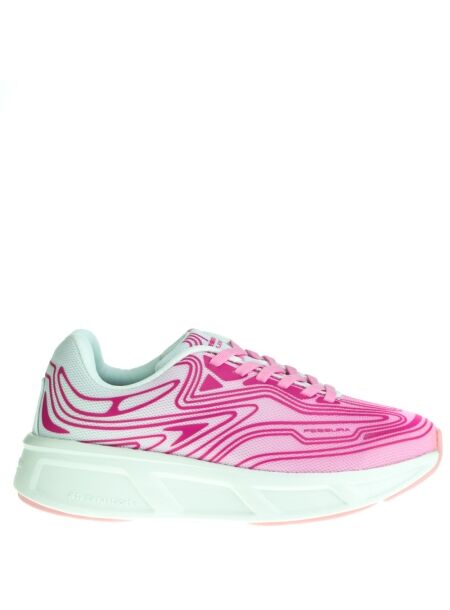 Fessura Dames sneakers roze-wit