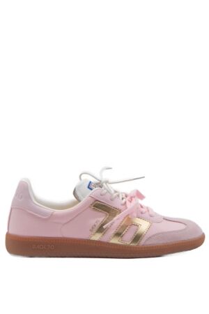 Back 70 dames sneakers licht roze goud