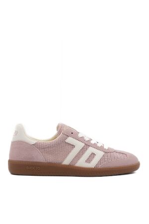 Back 70 dames sneakers rubberzolen nude