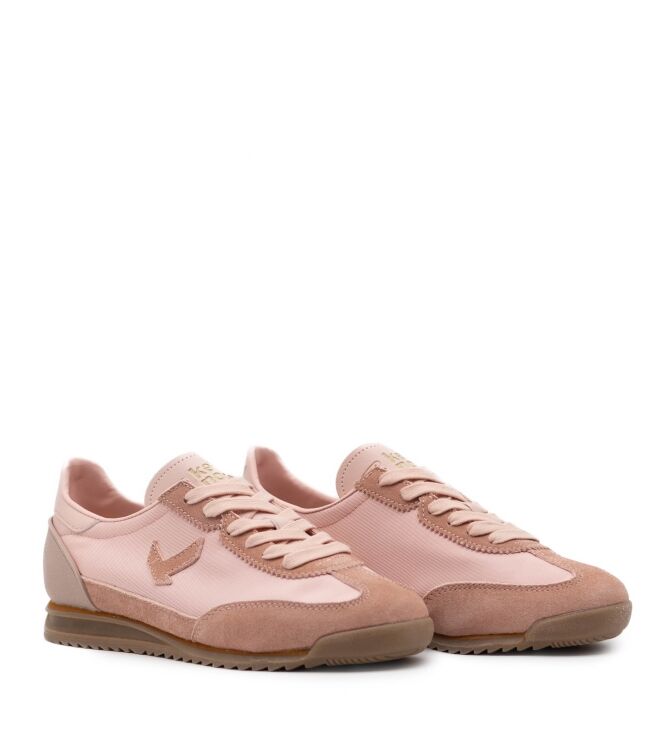 Keh-Noo  Dames Sneakers Rubberzolen Roze 