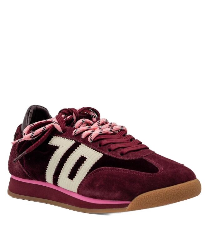 Back 70 dames sneakers velvet bordeaux 25 rood donker bordeaux Direct leverbaar uit de webshop van www.taft.nl/