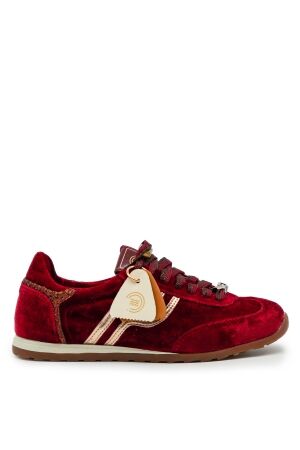 Prima-base dames sneakers rood velvet