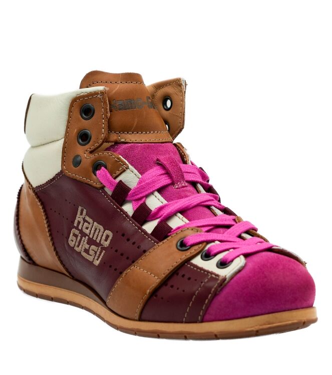Kamo Gutsu Kamo Gutsu dames sneakers rood fuxia Fuxia Lagrein Kamo Gutsu Dames Sneakers in Rood online kopen