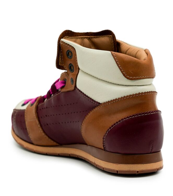 Kamo Gutsu Kamo Gutsu dames sneakers rood fuxia Fuxia Lagrein Kamo Gutsu Dames Sneakers in Rood online kopen