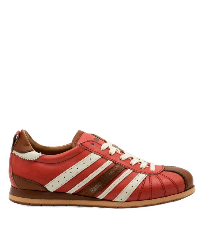 Kamo Gutsu Kamo Gutsu dames sneakers rood cognac Rosa Cognac Kamo Gutsu Dames Sneakers in Rood online kopen