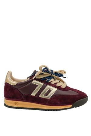 Back70 dames sneakers wijn goud