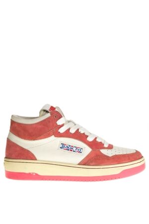 Back 70 dames sneakers wit roze