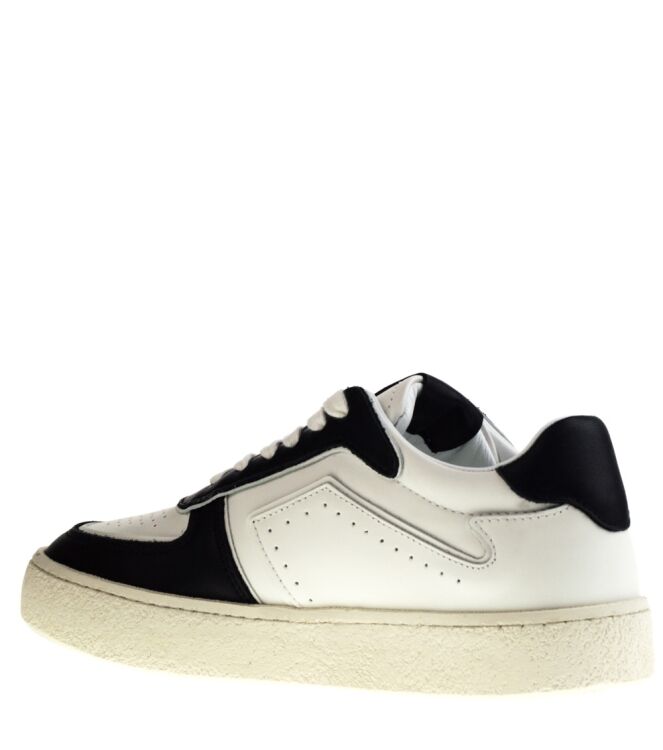 Copenhagen Studios Copenhagen Studios dames sneakers wit zwart Vitello White Black Copenhagen Dames Sneakers in Wit online kopen