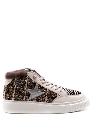 Cetti dames sneaker wit combi