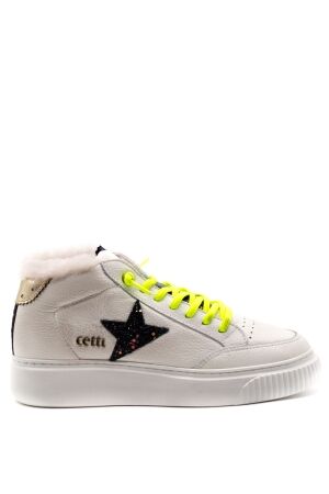 Cetti dames sneaker wit combi