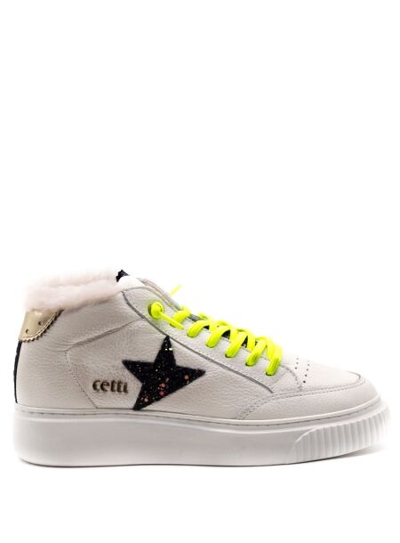 Cetti Dames sneaker wit combi