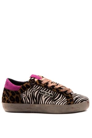 Back 70 dames sneakers zeebra panter