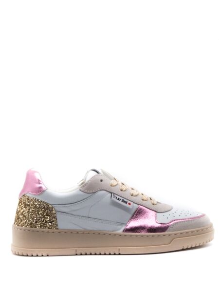 Play one Dames sneakers wit roze