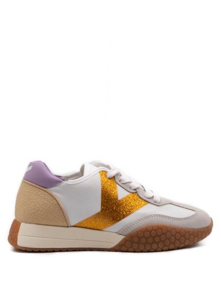 Keh-noo Keh-Noo Sneakers White/Orange Combination for Woman