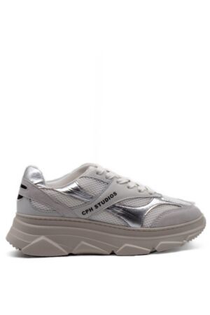 Copenhagen Studios dames sneakers wit zilver