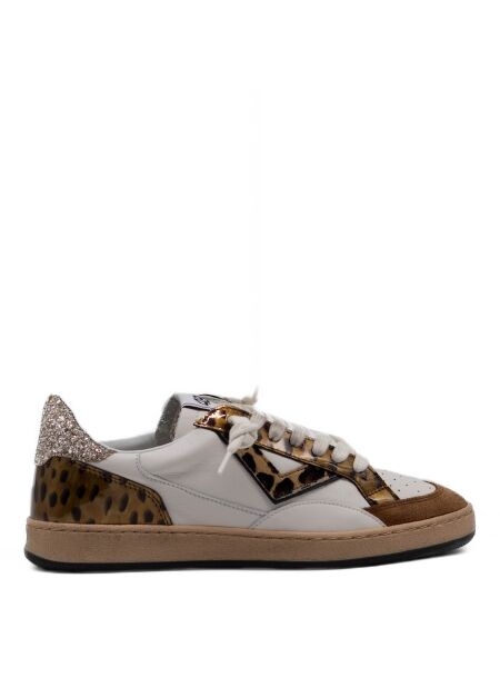 4b12 sneakers Dames sneakers wit bruin