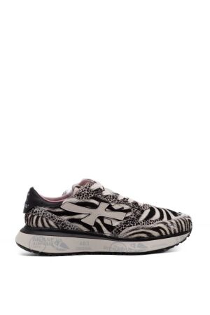 Premiata  dames sneakers zeebra wit zwart