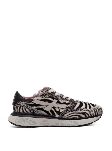 Premiata  Dames sneakers zeebra wit zwart
