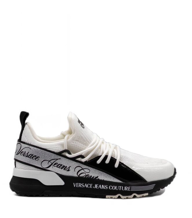 Versace Jeans Couture Dames Sneakers in Wit Zwart online kopen