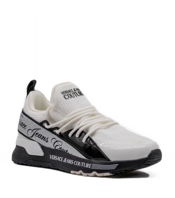 Versace Jeans Couture Dames Sneakers in Wit Zwart online kopen