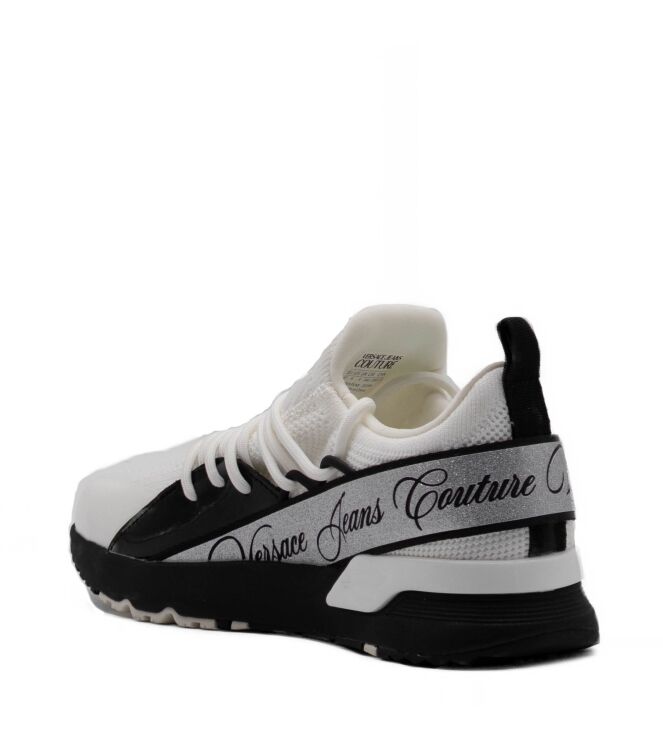 Versace Jeans Couture Dames Sneakers in Wit Zwart online kopen