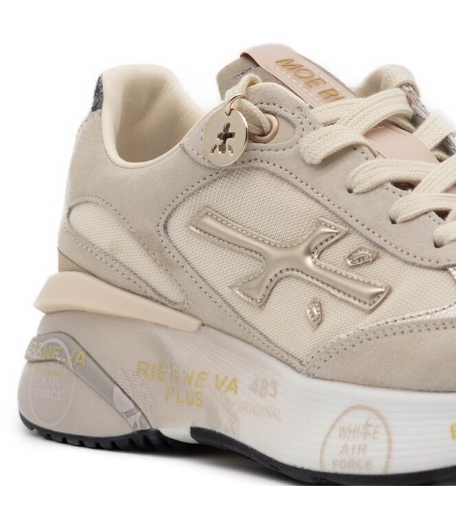 Premiata Dames Sneakers in creme online kopen 