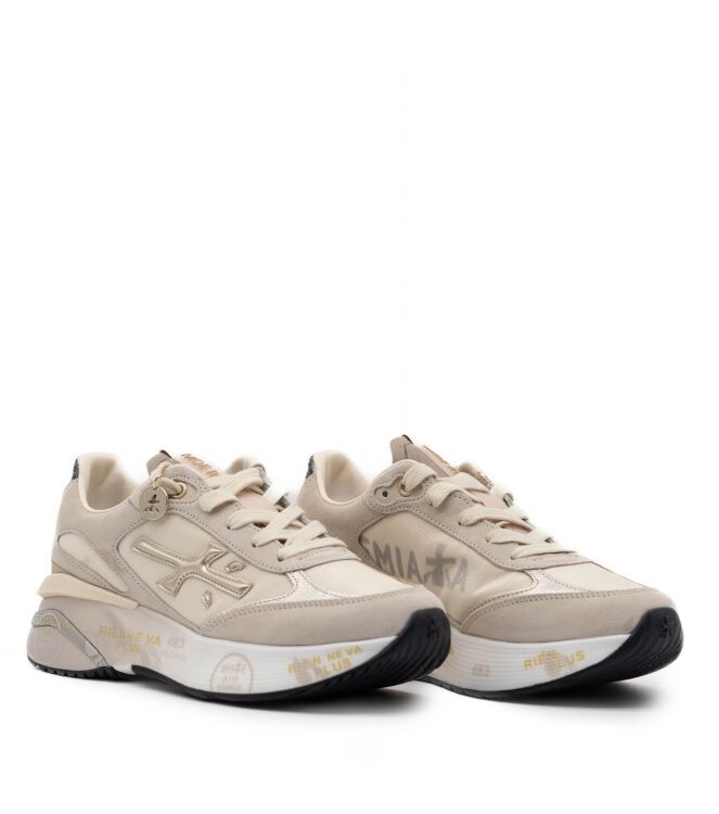 Premiata Dames Sneakers in creme online kopen 