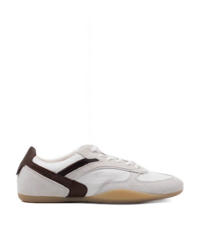 Copenhagen Studios Copenhagen Studios dames sneakers rubberzolen wit White/Brown Copenhagen Studios Dames Sneakers in Wit/ Bruin online kopen